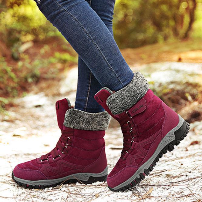 Fansgemacht hohe Schneeschuhe  Warme Turnschuhe
