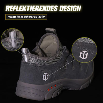 Fansgemacht Herren Anti-Smashing Anti-Piercing Big Toe Cap Sicherheitsschuhe Freizeitschutzschuhe