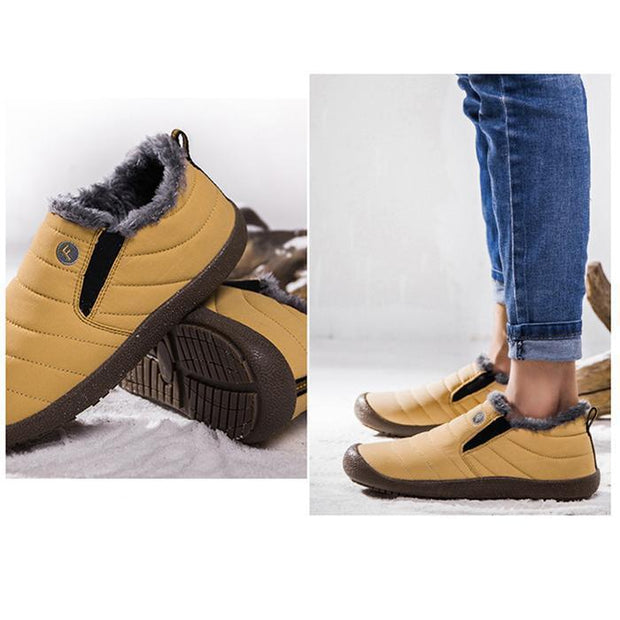 FansGemacht Mode warme und rutschfeste Schneeschuhe