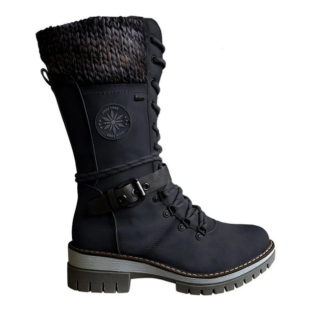 FansGemacht Modische Winterstiefel für Damen 36-43