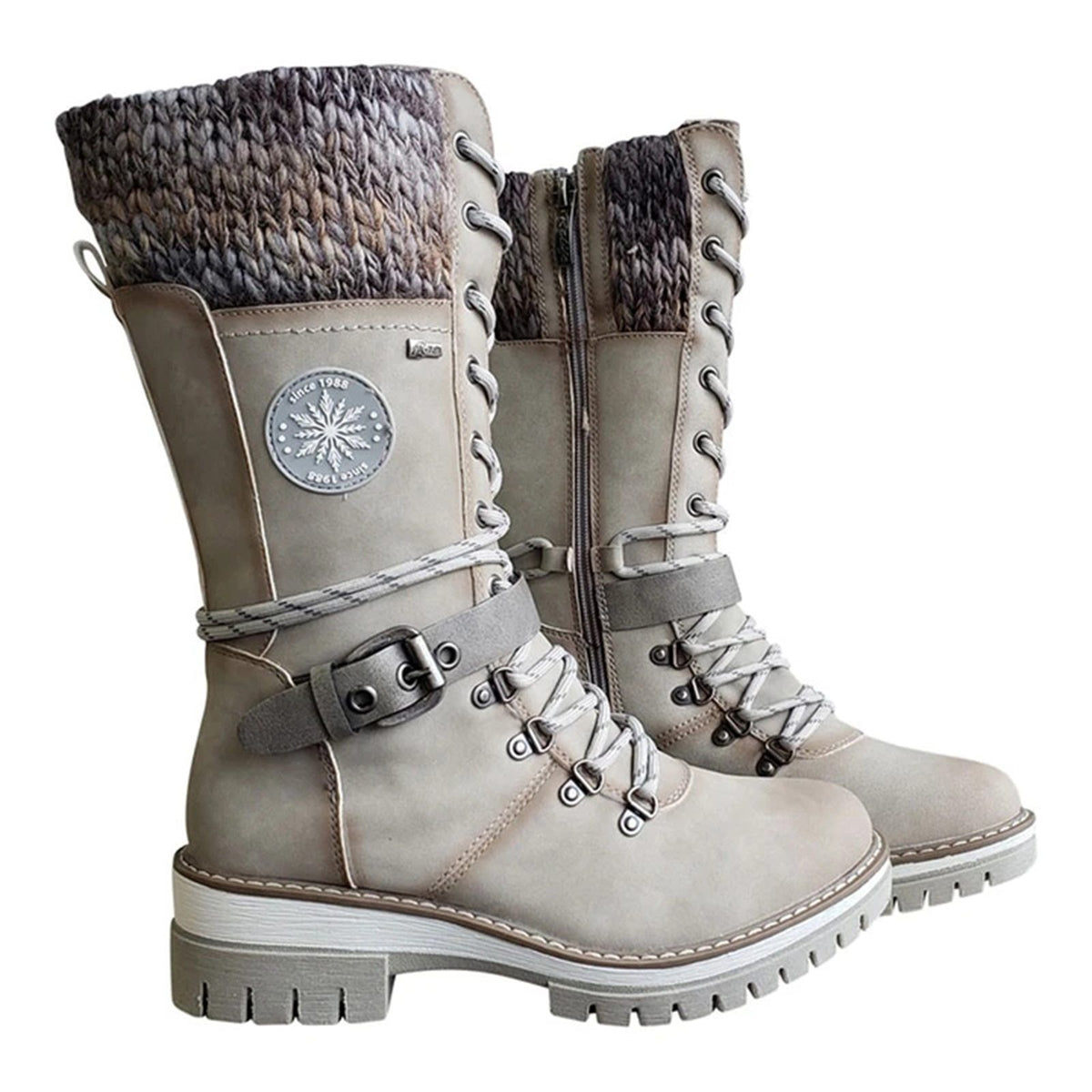 FansGemacht Modische Winterstiefel für Damen 36-43