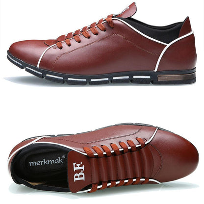 FansGemacht Männer Casual Mode Leder Sommer männer Flache Schuhe