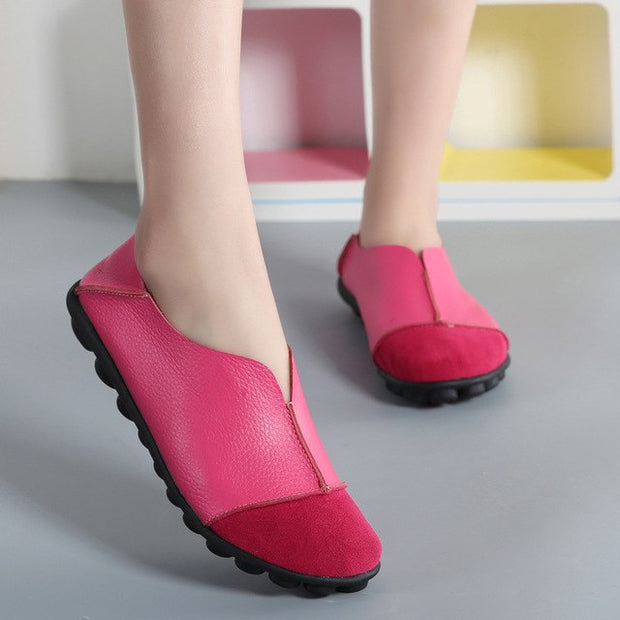 Plardin 2019 Solide Frauen Schuhe Wohnungen Mode Bequeme Halbschuhe