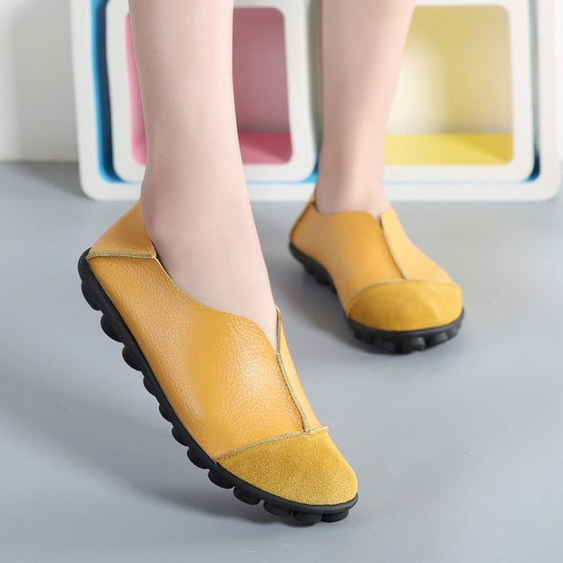 Plardin 2019 Solide Frauen Schuhe Wohnungen Mode Bequeme Halbschuhe