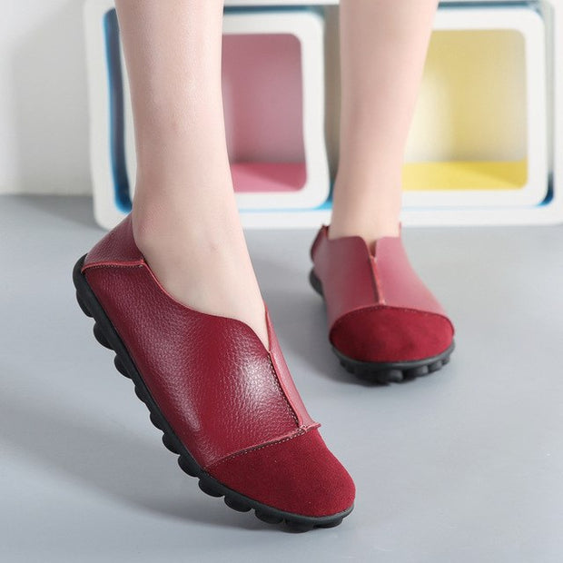 Plardin 2019 Solide Frauen Schuhe Wohnungen Mode Bequeme Halbschuhe