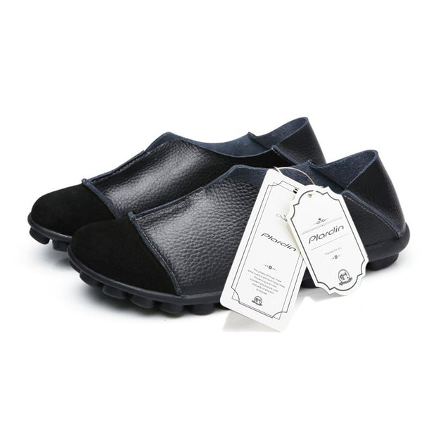 Plardin 2019 Solide Frauen Schuhe Wohnungen Mode Bequeme Halbschuhe