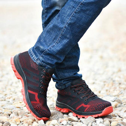 Männer Im Freien Anti-slip Stahl Punktion Beweis Bau Sicherheit Stiefel Arbeit schuhe