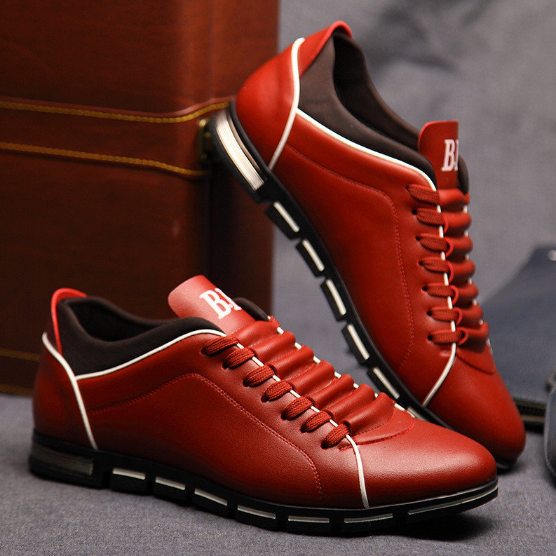FansGemacht Männer Casual Mode Leder Sommer männer Flache Schuhe