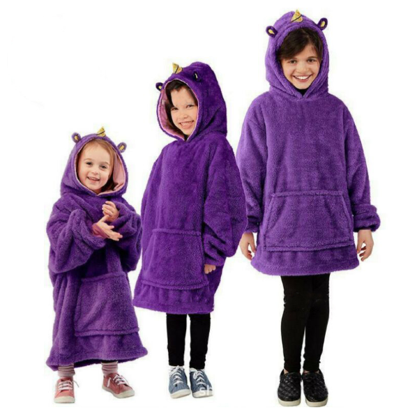 Fansgemacht Kuscheltier Hoodie für Kinder