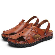 Sommer Echtem Leder Sandalen männer Casual Schuhe