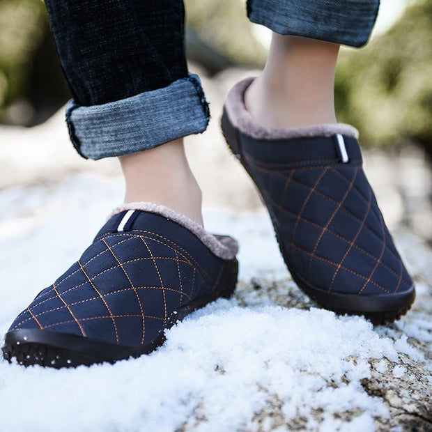 Fansgemacht Winterwarme Baumwollpantoffeln für Herren