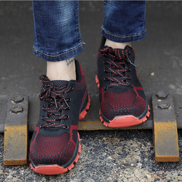 Männer Im Freien Anti-slip Stahl Punktion Beweis Bau Sicherheit Stiefel Arbeit schuhe