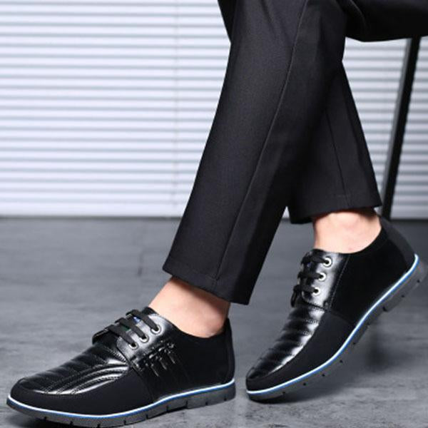 FansGemacht Sommer Atmungs Loch Echtem Leder Männer Schuhe