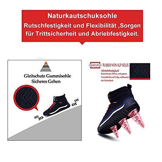 FansGemacht Warm Gefüttert Winterschuhe für Herren