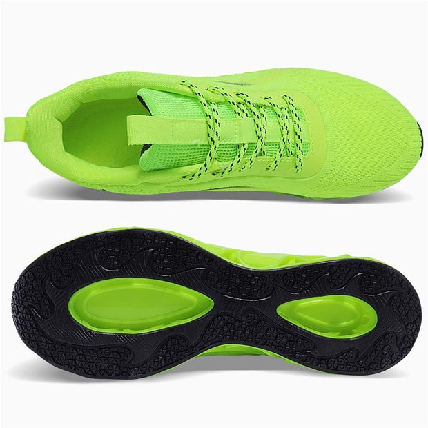 Herren Lindern Fußschmerzen Perfekte Wanderschuhe - Fluoreszierendes Grün