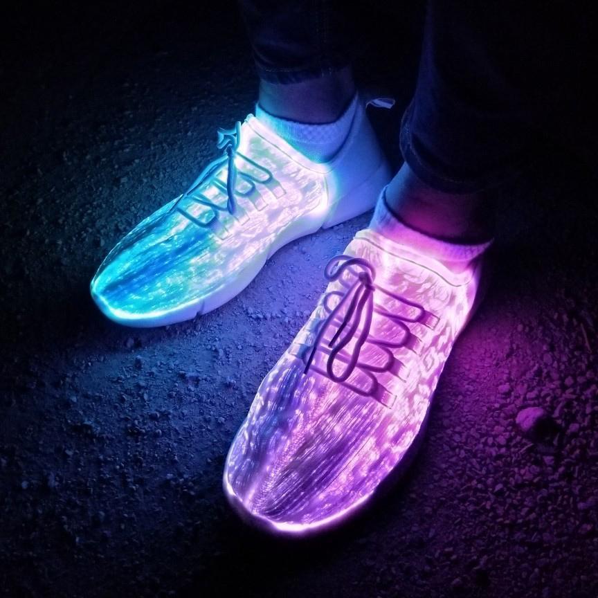 Bestsellrz® Optic Fiber Sneakers Lumakiks™ White / 1