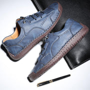 FansgemachtLässige handgefertigte Lederschuhe mit weicher Sohle