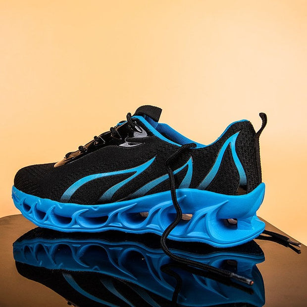 Herren Lindern Fußschmerzen Perfekte Wanderschuhe - Schwarz Blau