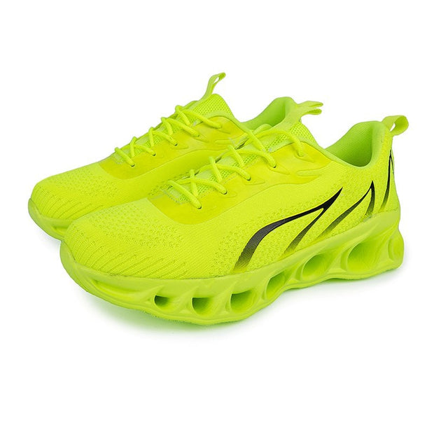 Damen Lindern Fußschmerzen Perfekte Wanderschuhe – fluoreszierendes Grün