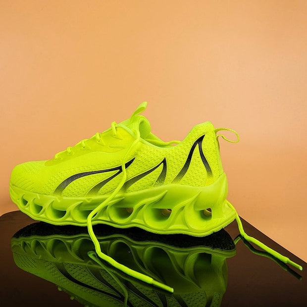 Damen Lindern Fußschmerzen Perfekte Wanderschuhe – fluoreszierendes Grün