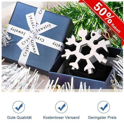 FansgemachtEdelstahl Schneeflocke 18 in 1 Multifunktionswerkzeug
