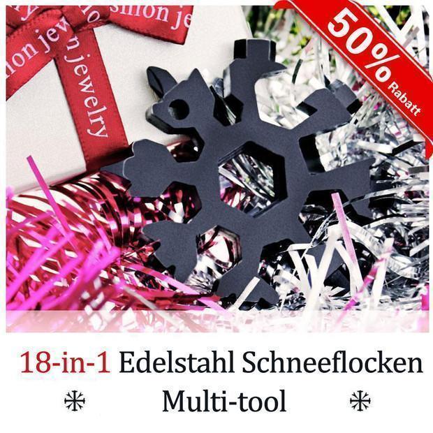 FansgemachtEdelstahl Schneeflocke 18 in 1 Multifunktionswerkzeug