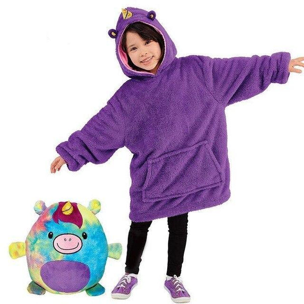 Fansgemacht Kuscheltier Hoodie für Kinder