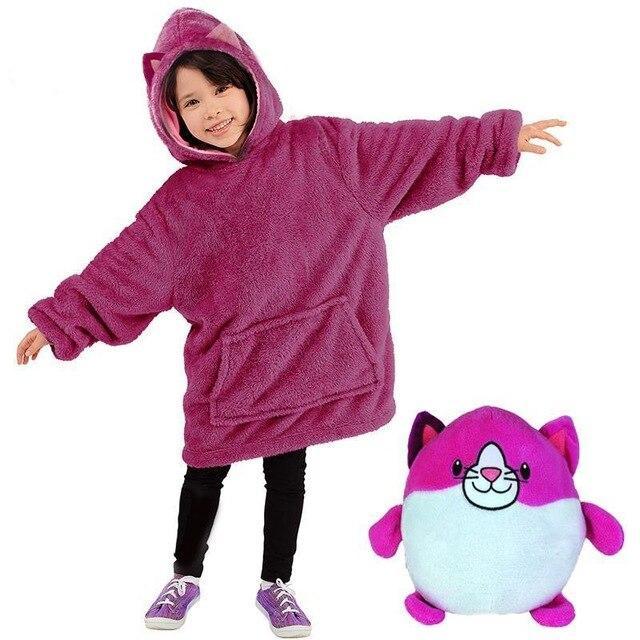 Fansgemacht Kuscheltier Hoodie für Kinder